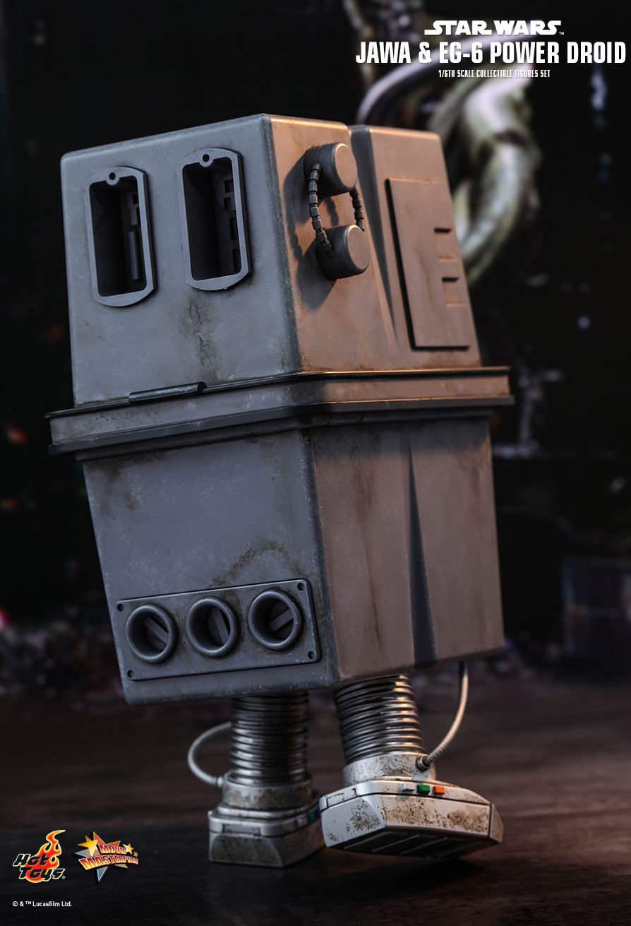 Jawa & EG-6 Power (Gonk) Droid Sixth Scale Figure by Hot Toys Movie Masterpiece Series